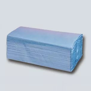 Serviettes à main bleu c.